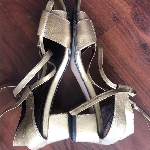 Carlota denim Studio Colombia shoes sandals gold 8 - Picture 5 of 8